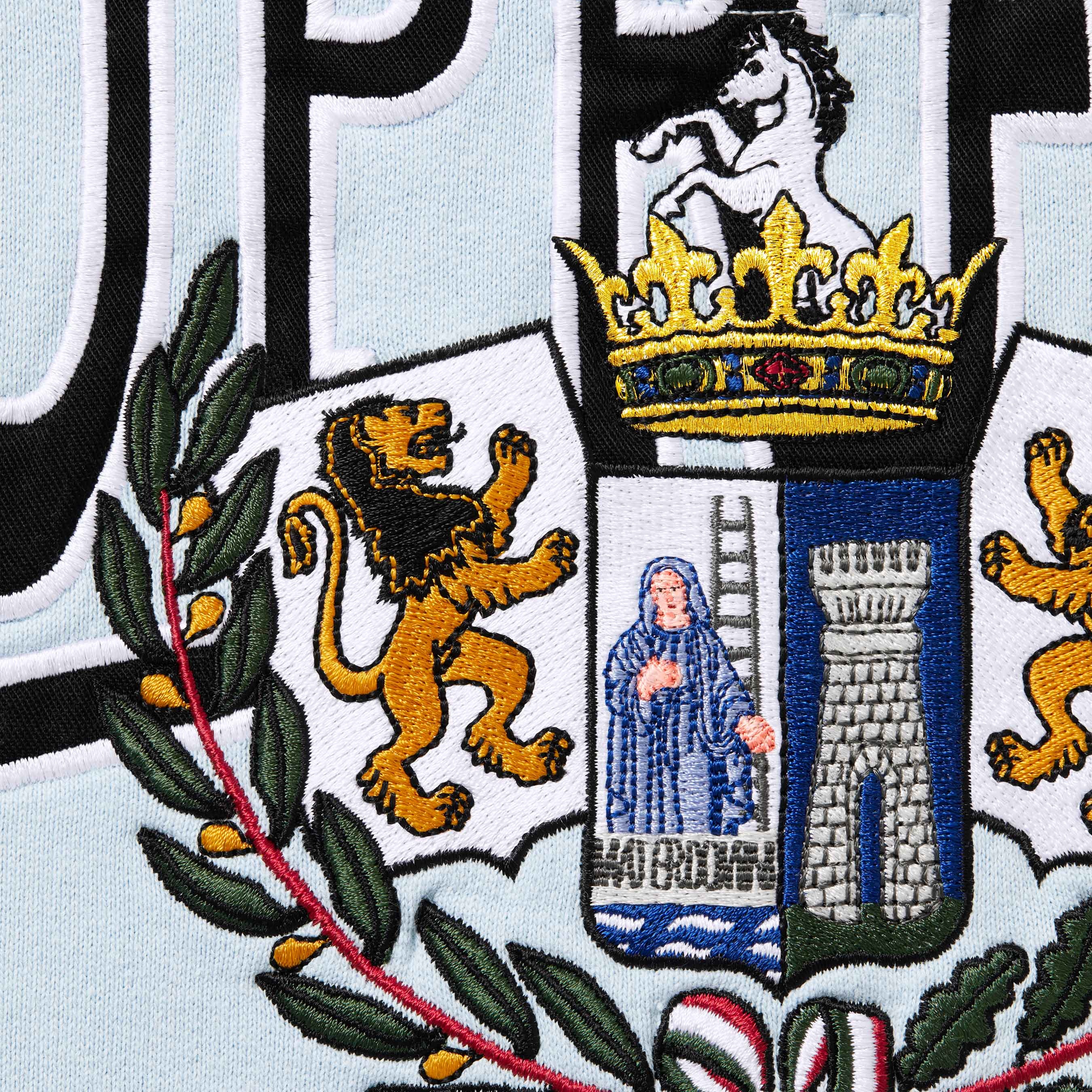 Crest Appliqué Half Zip Pullover view 4